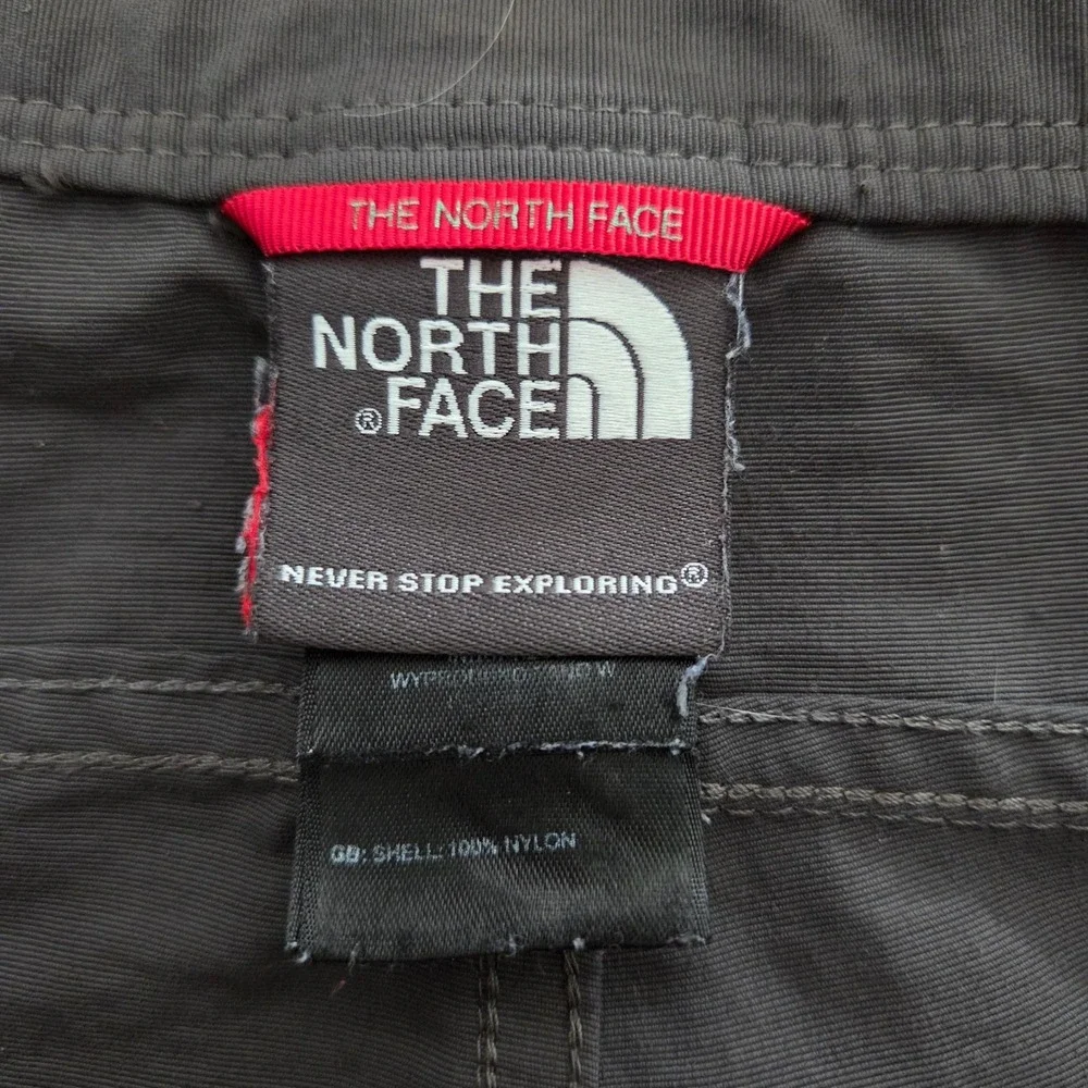 The North Face Cargo Shorts Gray Nylon Hiking Outdoor Mens XL